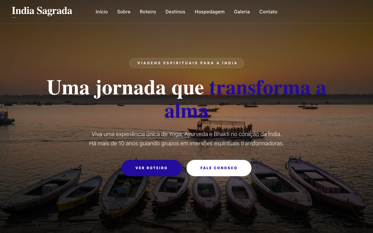 Screenshot Índia Sagrada