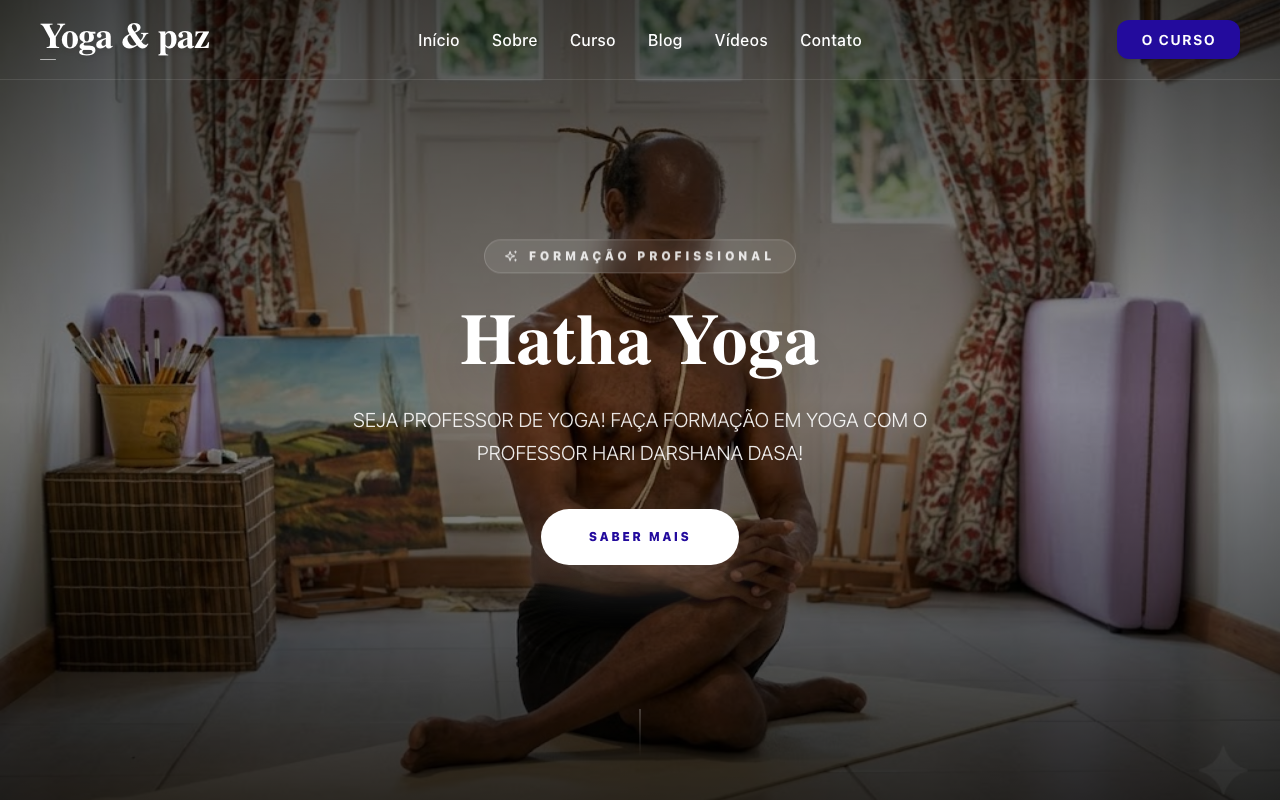 Screenshot Yoga & Paz