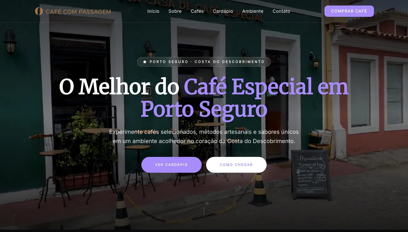 Café com passagem